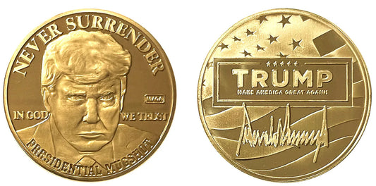 Ultimate trump mugshot coin