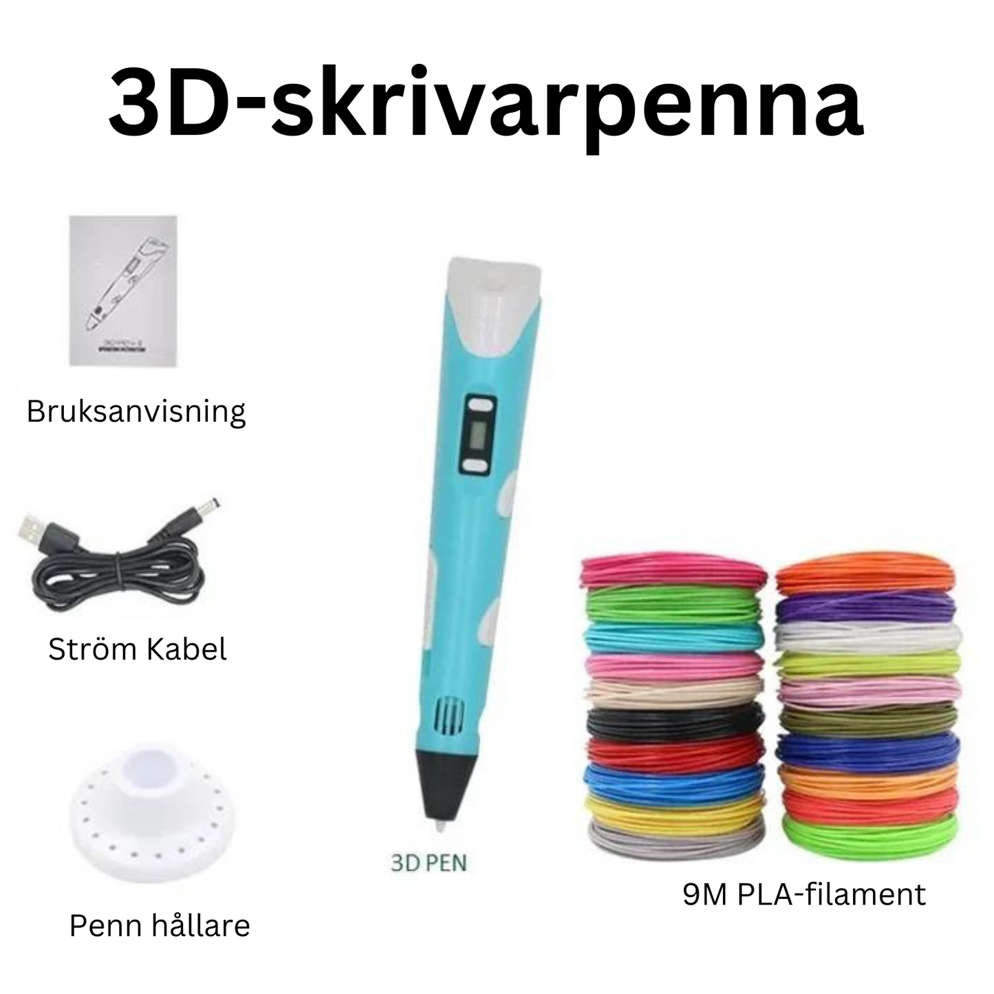 3D-skrivarpenna - skapa magi i varje slag!