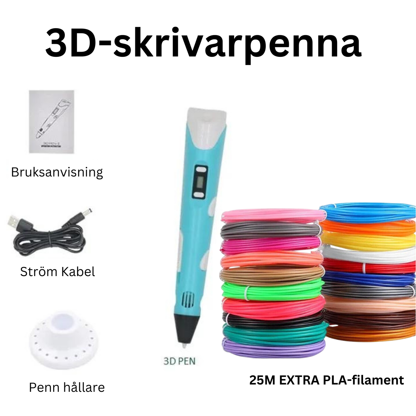 3D-skrivarpenna - skapa magi i varje slag!